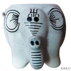 Elephant Ceramic Pot 