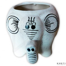 Elephant Ceramic Pot 