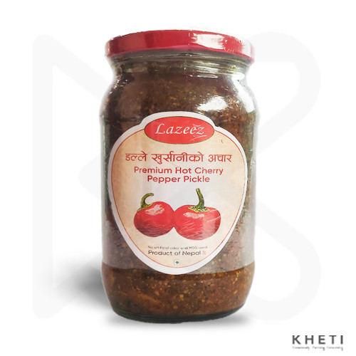 Lazeez Premium Hot Cherry Pepper Pickle