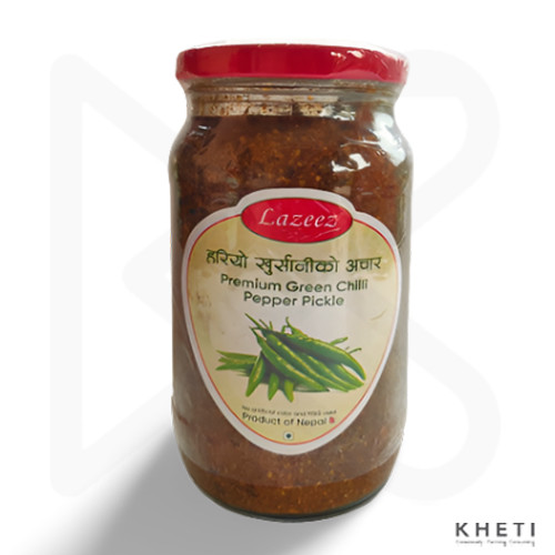 Lazeez Premium Green Chilli Pepper Pickle