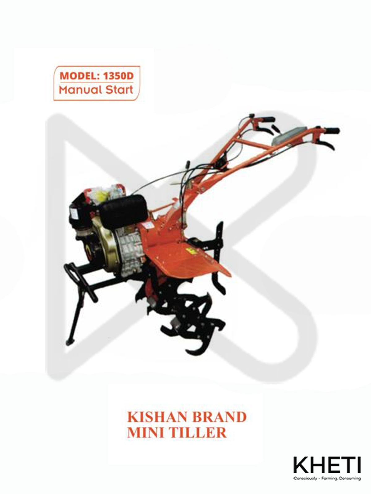 Kishan Mini Tiller / 9 HP/ Diesel